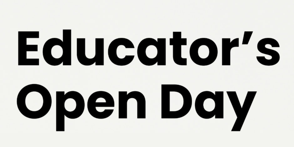 Plain banner to advertise educators open day at Gillmoss Recycling Discovery Centre