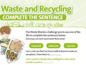 Nottinghamshire Recycles Waste Warriors - Complete Sentences