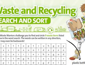 Nottinghamshire Recycles Waste Warriors - Search and Sort