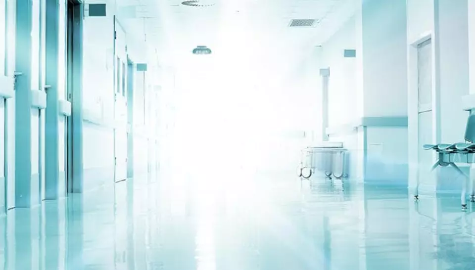 bright hospital ward 