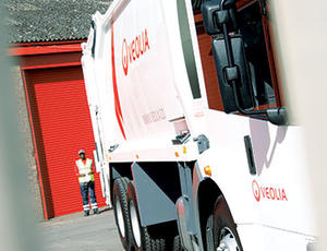 Veolia collection vehicle