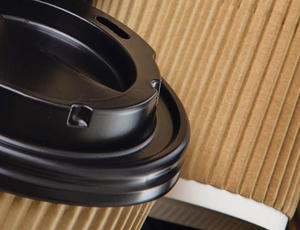 Coffee cup recycling | Coffee cups with lids closeup | Veolia UK