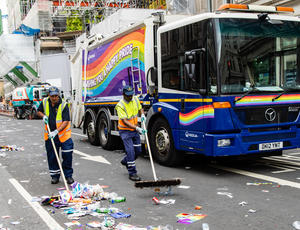 Veolia UK _ Pride's most colourful clean up