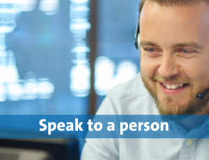 speak to a person