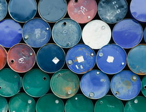 Hazardous waste drums