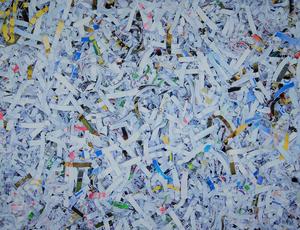 shredded paper 