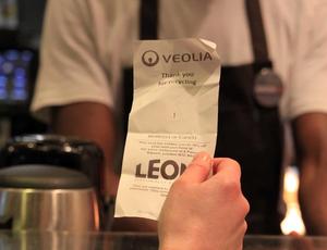 man holding a receipt 