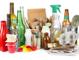 Mixed general recycling and waste