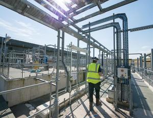 Welsh water treatment facility