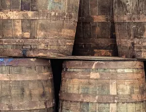 stacked barrels 
