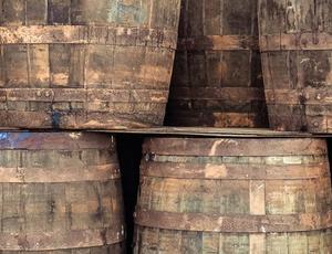 stacked barrels 