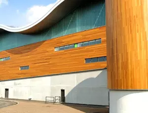 outside of a building 