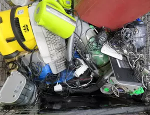 pile of electricals 