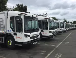 lorrys parked up 