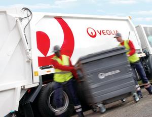 bin men collecting waste 