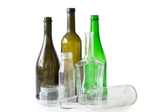 Glass bottles and jars