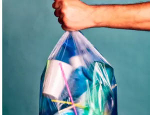 Bagged recyclables