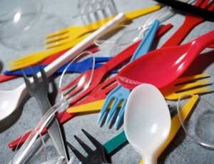 Disposable cutlery and disposable drinking cups