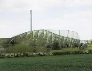 a modern building 