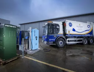 Veolia Waste Disposal Truck