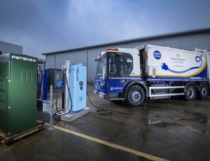 Veolia Waste Disposal Truck
