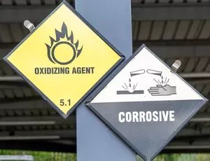 Hazardous Waste Warning Signs