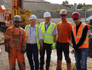 Veolia staff on site at Hartlepool