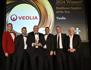 Veolia wins the Healthcare Supplier of the Year award