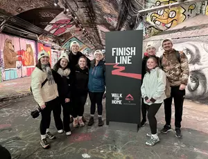 Members of the Veolia London team who took part in Shelter's Walk for Home