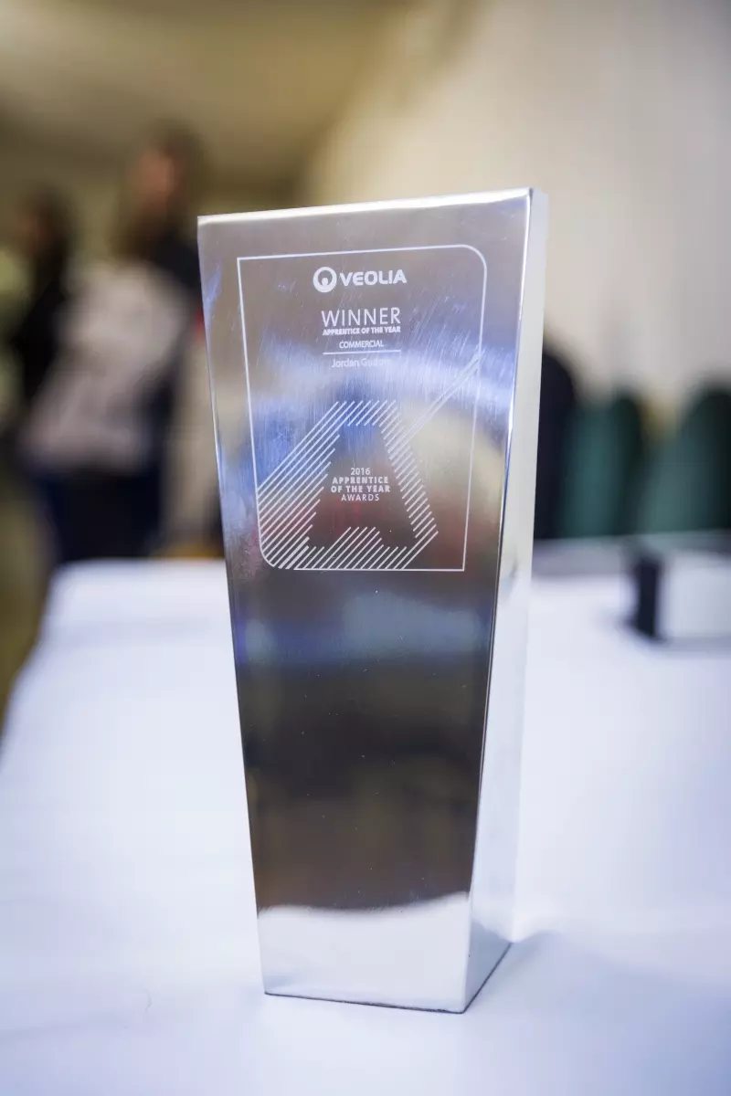 Veolia UK | Apprentice of the year award