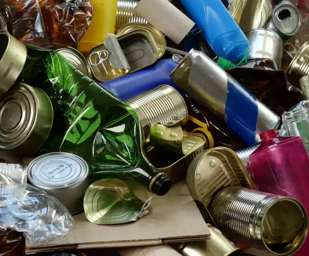 DMR metal cans, plastic bottles