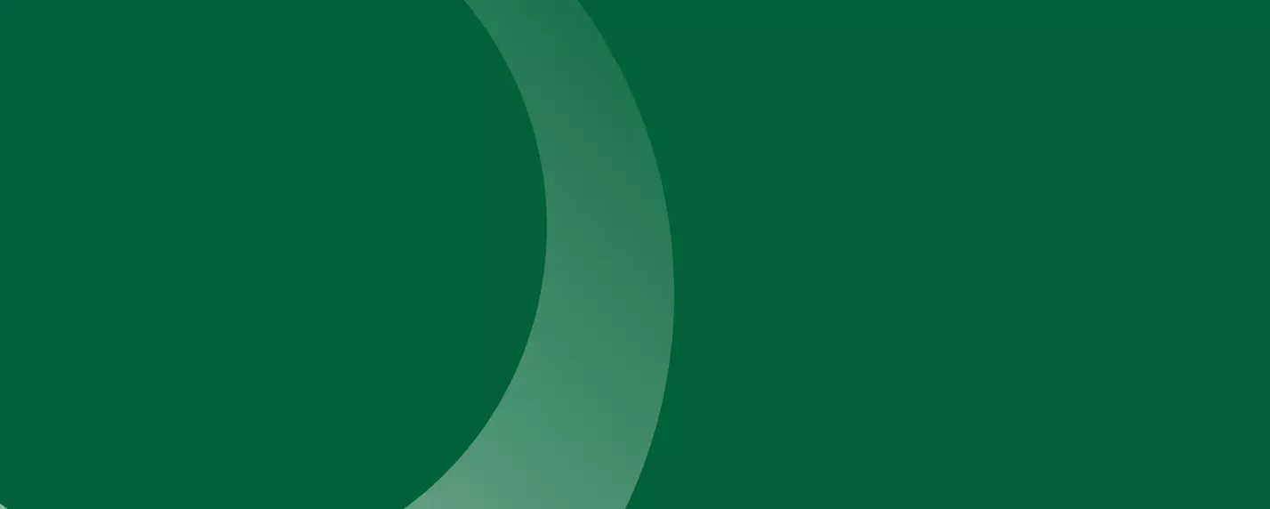 Green background with a gradient off centre part showing curve