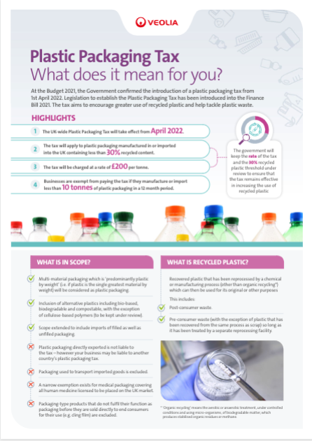 Plastic Packaging Tax Guide