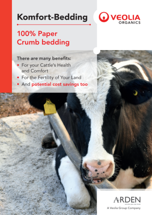 Komfort Cattle Bedding | Dried Paper Crumb Dairy Bedding