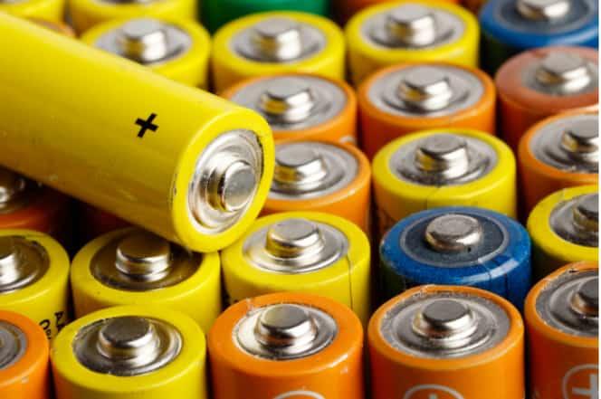 yellow batteries 