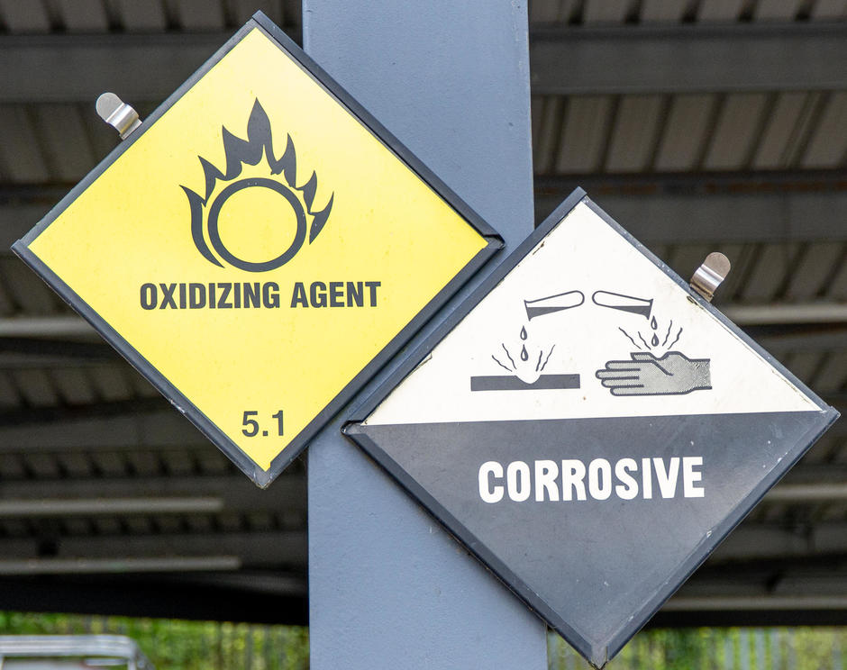 Hazardous Waste Warning Signs