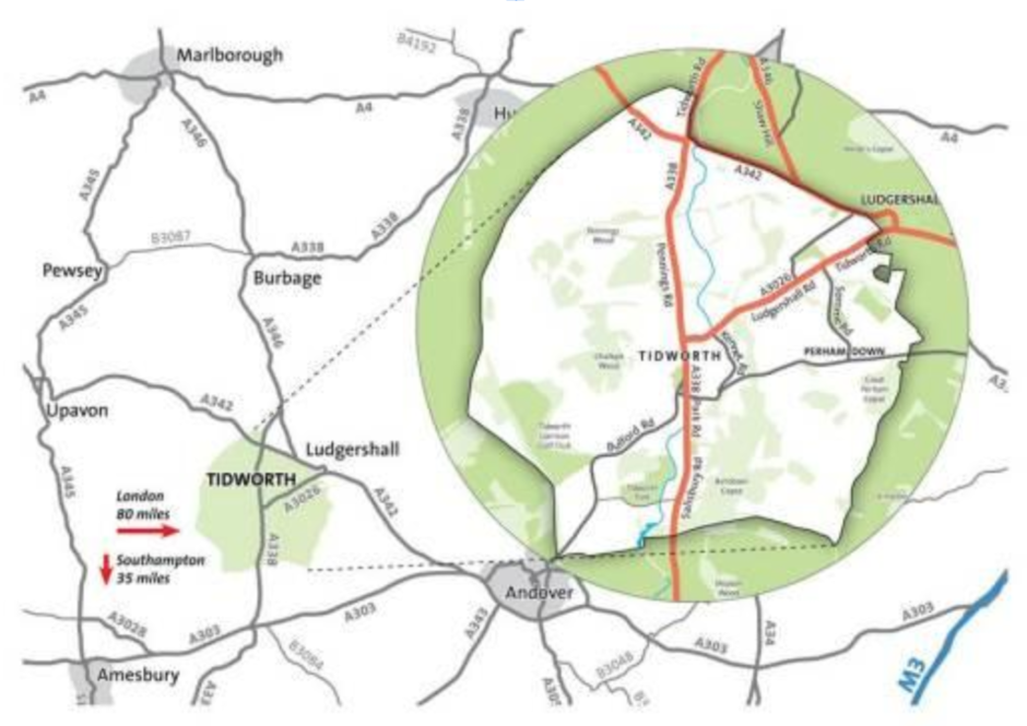 Tidworth Water Projects Map