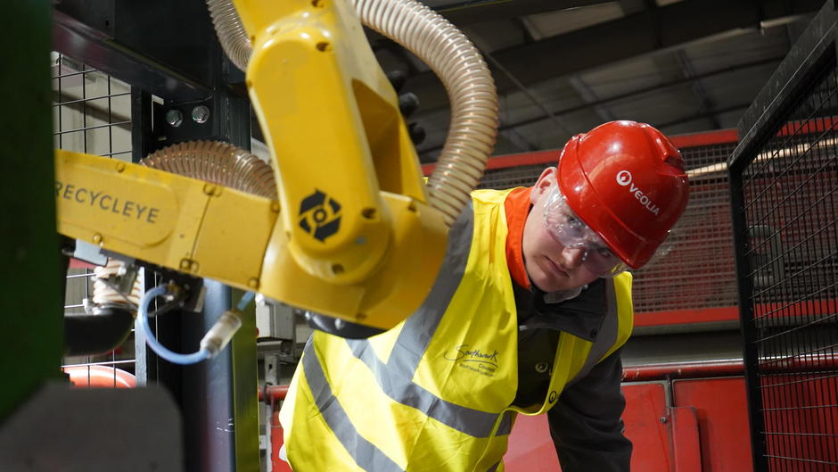 Southwark facility robotic arm in use