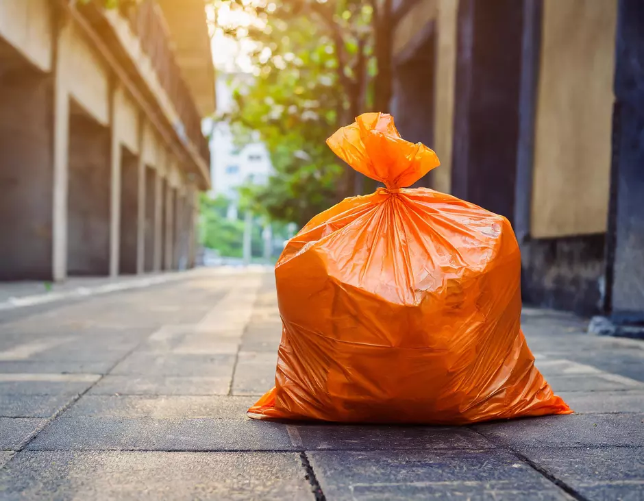 Veolia Orange Bin Bag