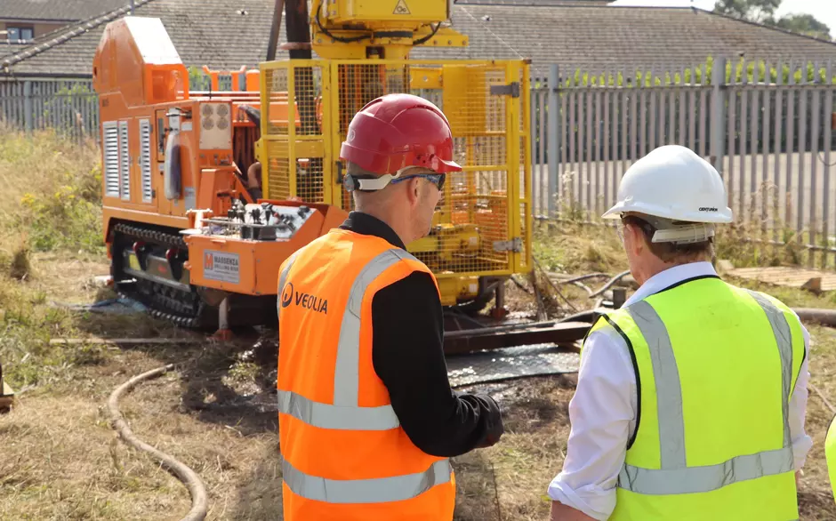 Veolia staff on site at Hartlepool