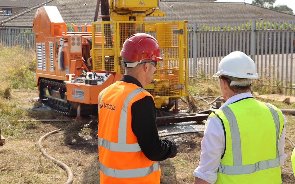 Veolia staff on site at Hartlepool