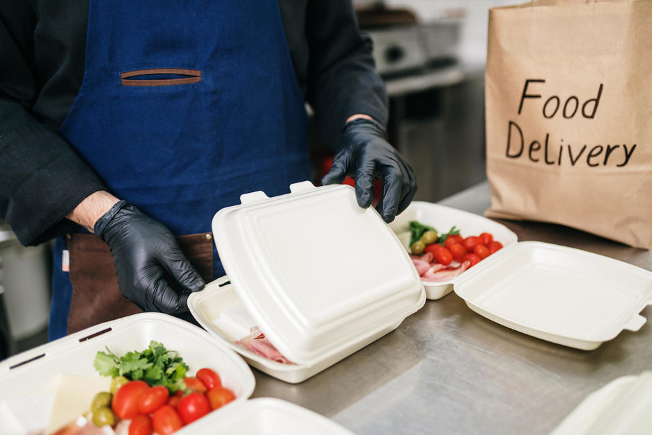 food prep in restaurant