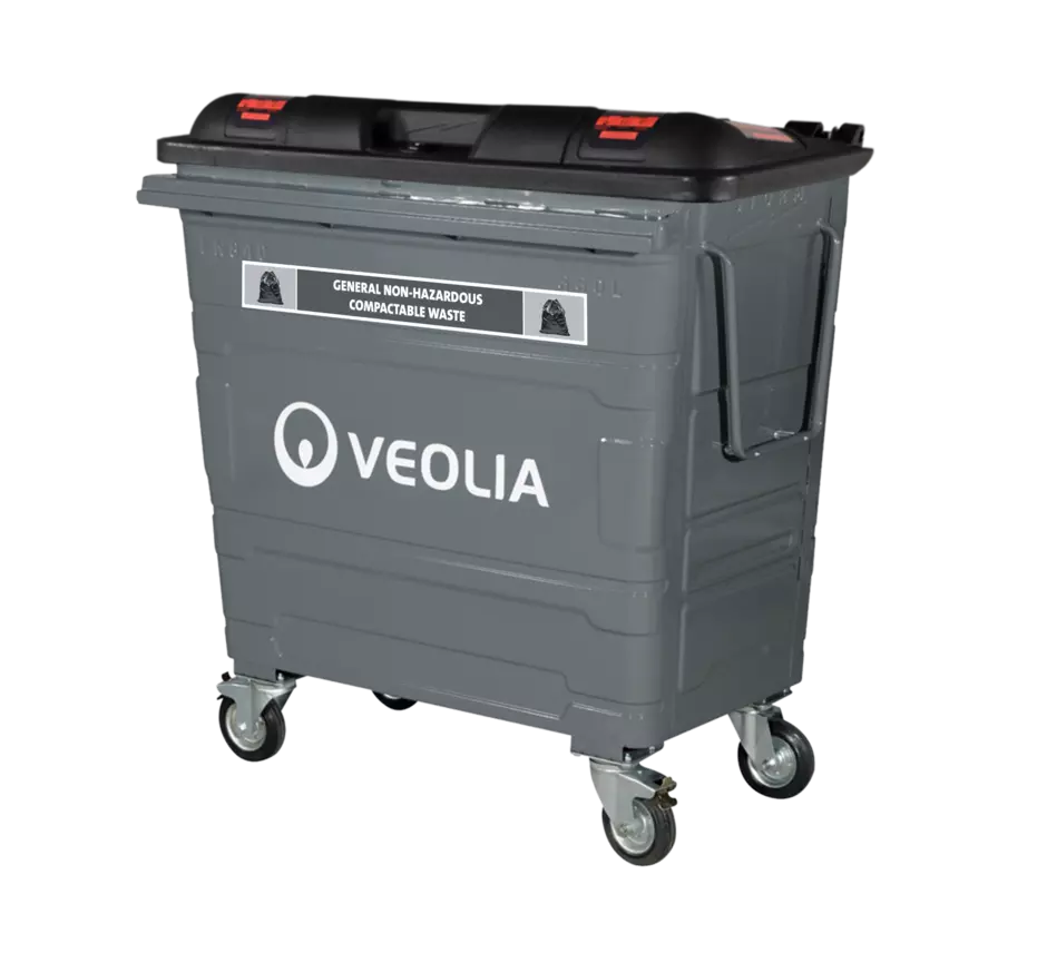 Veolia 660L Bin
