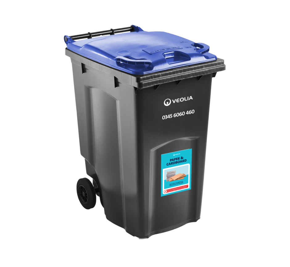 Veolia Cardboard Bin 360L