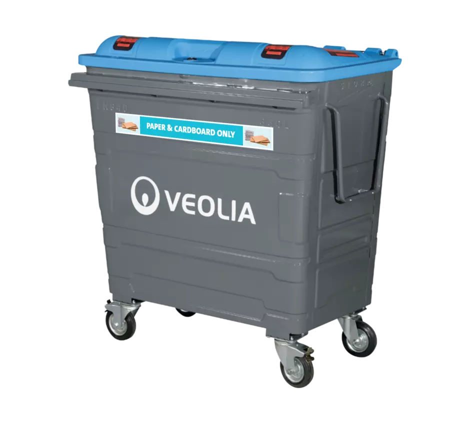Veolia Cardboard Bin 660L