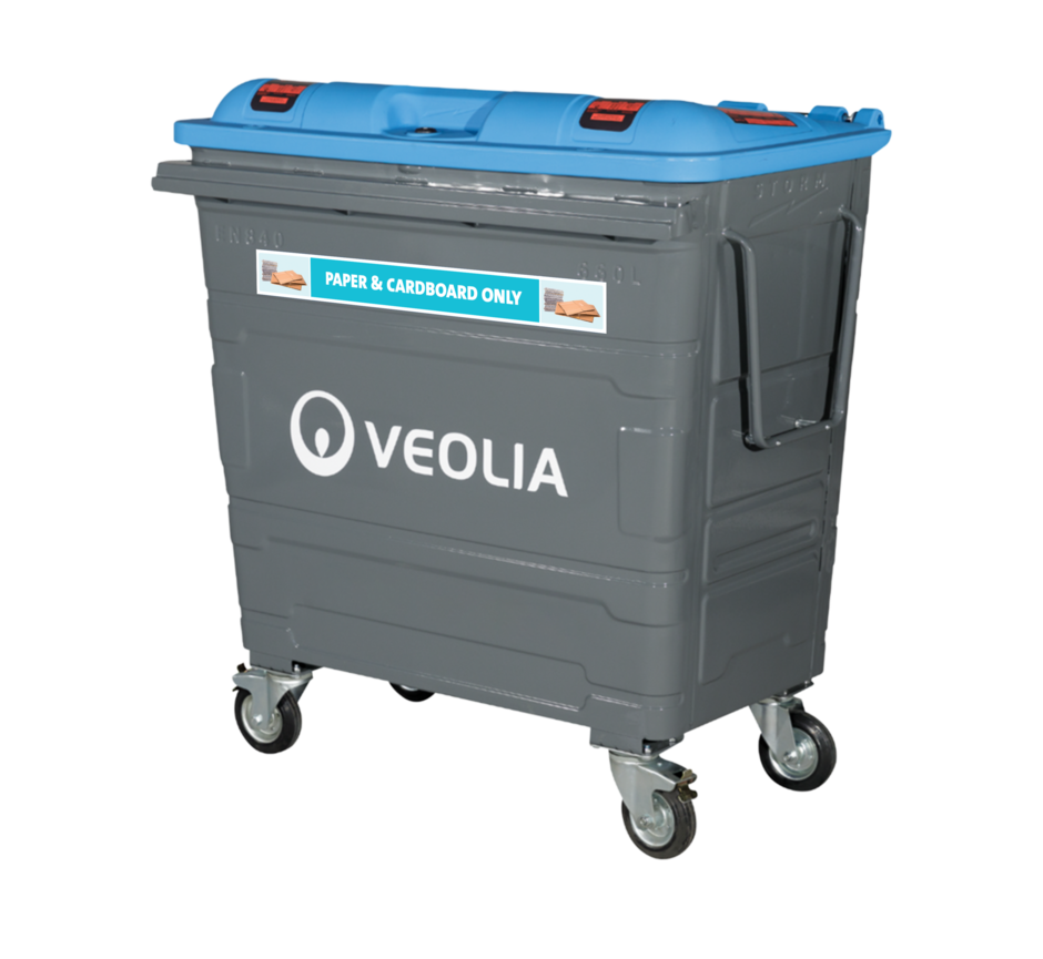 Veolia Cardboard Bin 660L