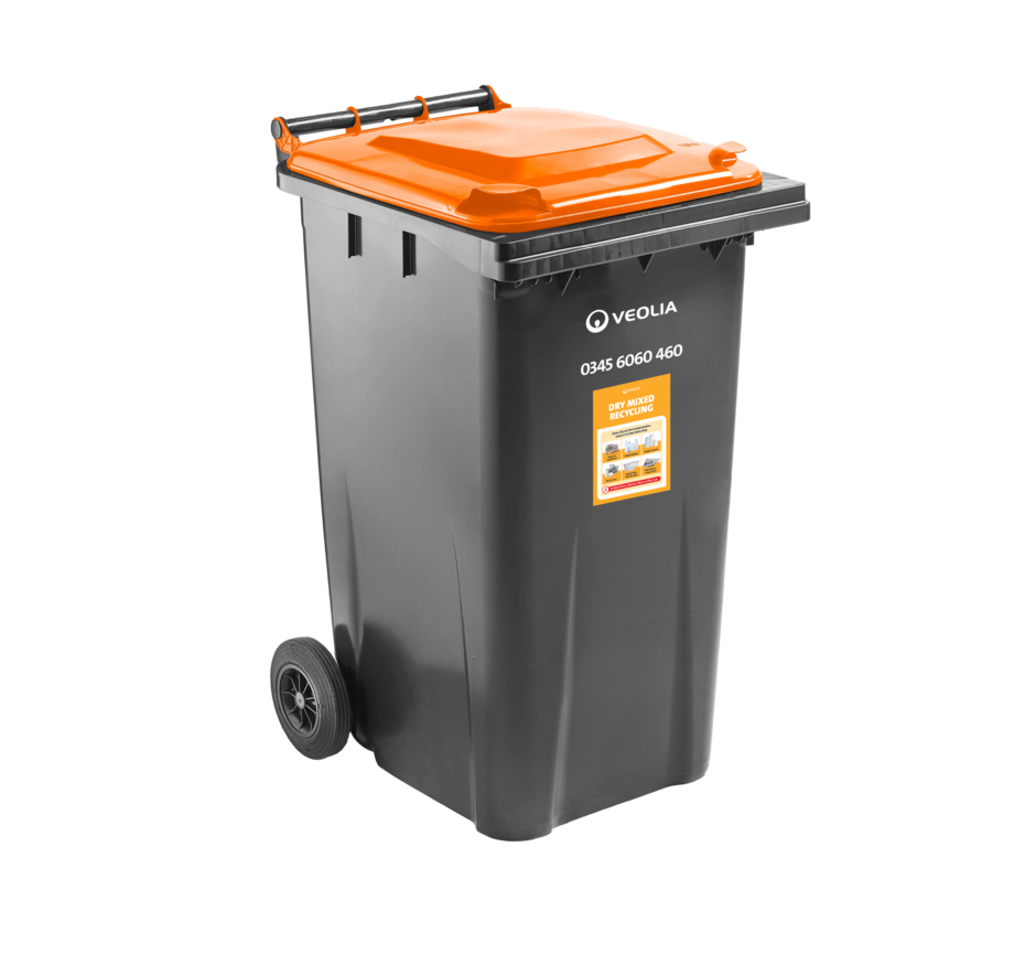 Veolia Dry Mixed Recycling 240L Bin