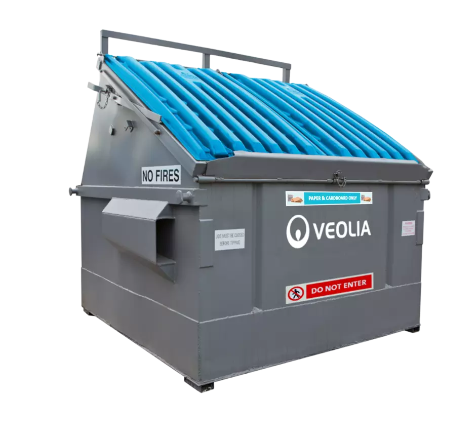 Veolia Paper and Cardboard Front End Loader