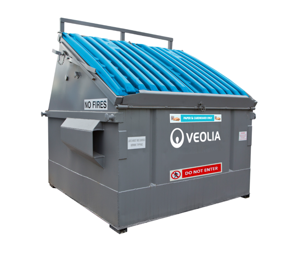 Veolia Paper and Cardboard Front End Loader