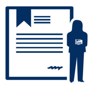 compliance blue icon